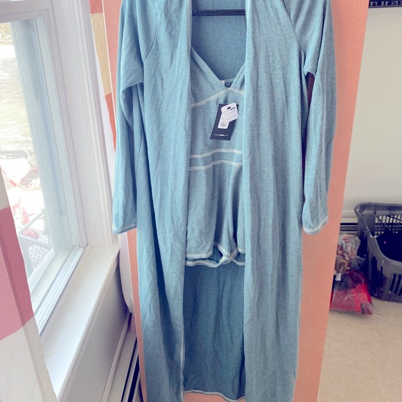 Not Usually Here Romper Set - Teal - XL - Picture 3 of 3